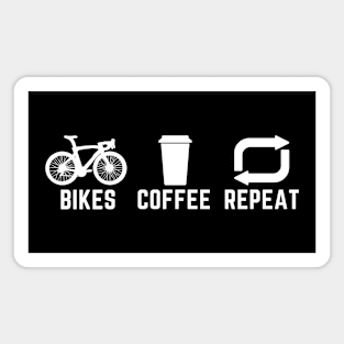 Bikes Coffee Repeat Cycling Shirt, Bicycles Coffee Repeat Cycling Shirt, Cycling and Coffee Lover, Casual Cyclist, Bikes and Coffee Magnet